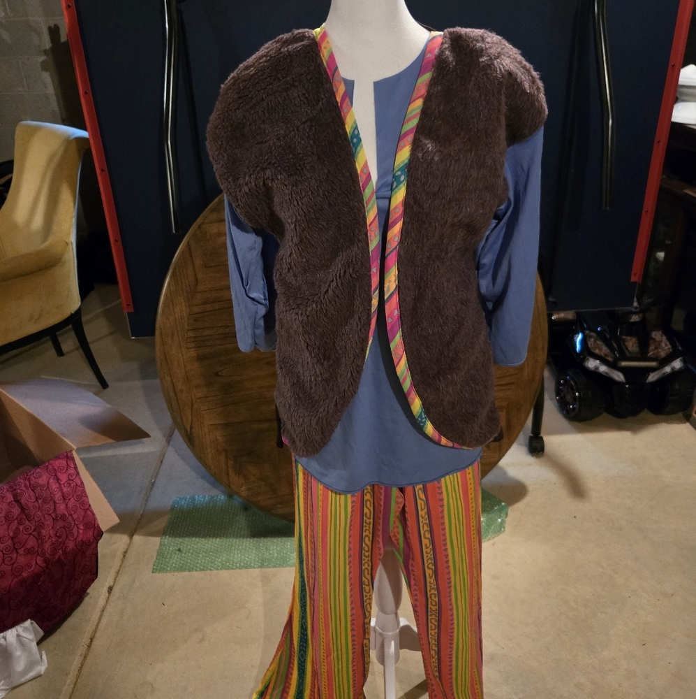 Mens Wiidstock Hippie Costume